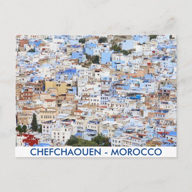 Chefchaouen, Marocko Vykort (Framsida)