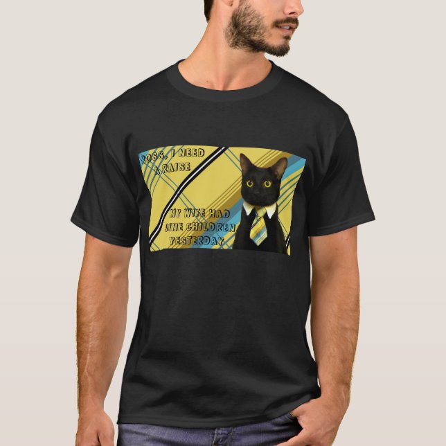Chefen behöver jag skjorta för utslagsplats för t-shirt (Framsida)