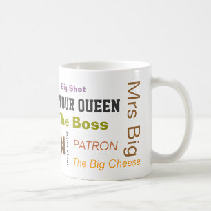 "Chefen" (den kvinnliga versionen) Kaffemugg