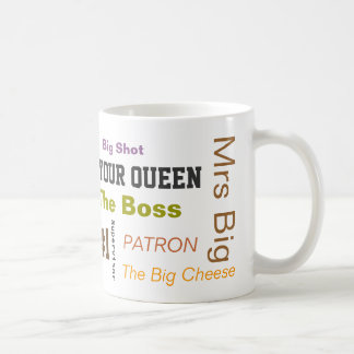 "Chefen" (den kvinnliga versionen) Kaffemugg