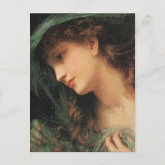 Chefen för en nymph vykort (Framsida)