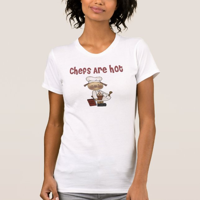 Chefer är hetter t-shirt (Framsida)