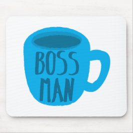 Chefman med blåttkaffeKOPPEN Musmatta