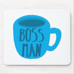 Chefman med blåttkaffeKOPPEN Musmatta