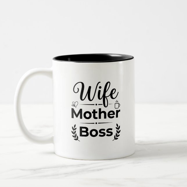 Chefmoders tvåtons mugg (Vänster)