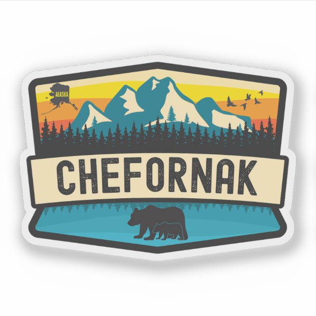 Chefornak, Alaska Klistermärken (Framsida)