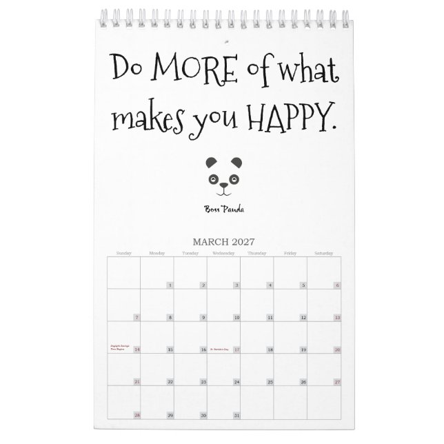 ChefPandarealiteten citerar kalendern Kalender (Mar 2027)