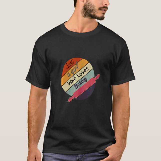 Chefs Bread Paj Cook Baker Foodie T Shirt (Framsida)