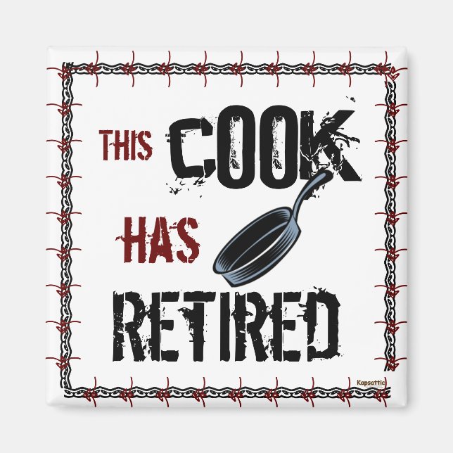 Chefs Chef Cooking Magnet (Framsidan)