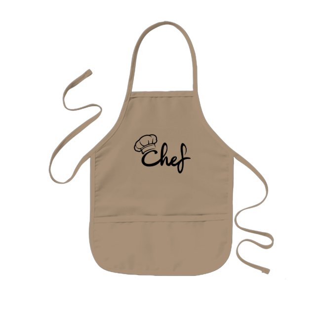 Chef's Elegance Apron Design Barnförkläde (Framsidan)