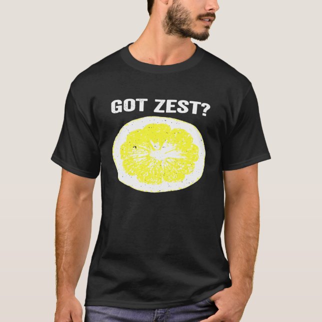 Chefs Har Zest Foodie Culinary Student T Shirt (Framsida)