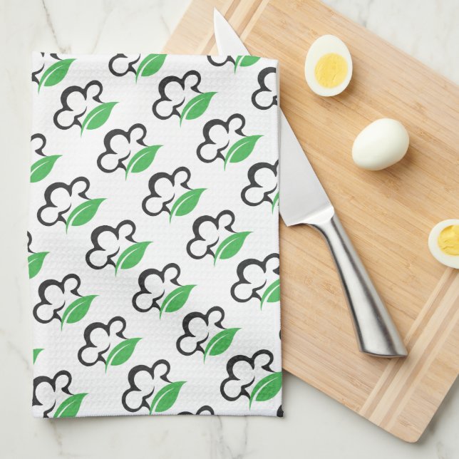 Chef's Hat and Lövs Kökshandduk (Vikt i Fjärdedel)