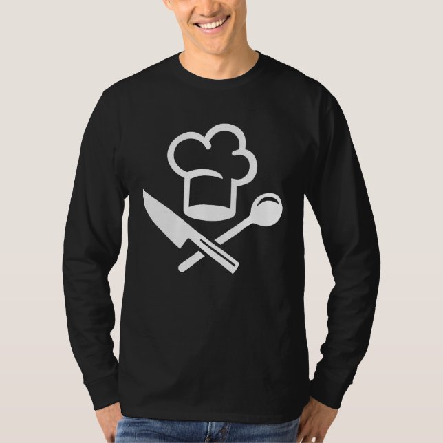 Chefs Hat Knivar T Shirt (Framsida)