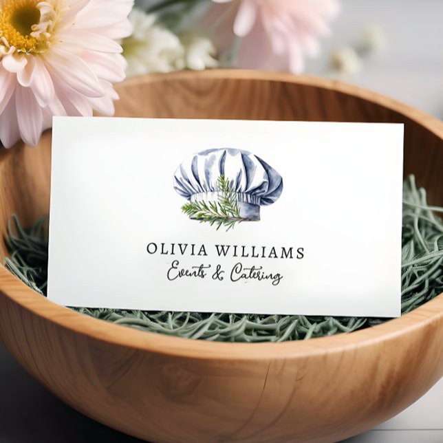 Chefs Hat Personal Chef & Catering Visitkort (Skapare uppladdad)