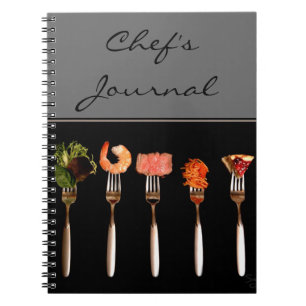 Chef's Journal Notebook Anteckningsbok Med Spiral