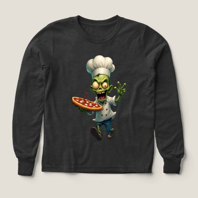 Chef's Pizza, Halloween, författare Natasha Us T Shirt (Design framsida)