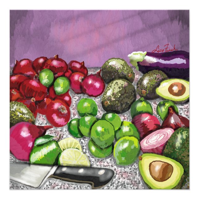 "Chef's Prep" lever fortfarande Fototryck (Framsidan)