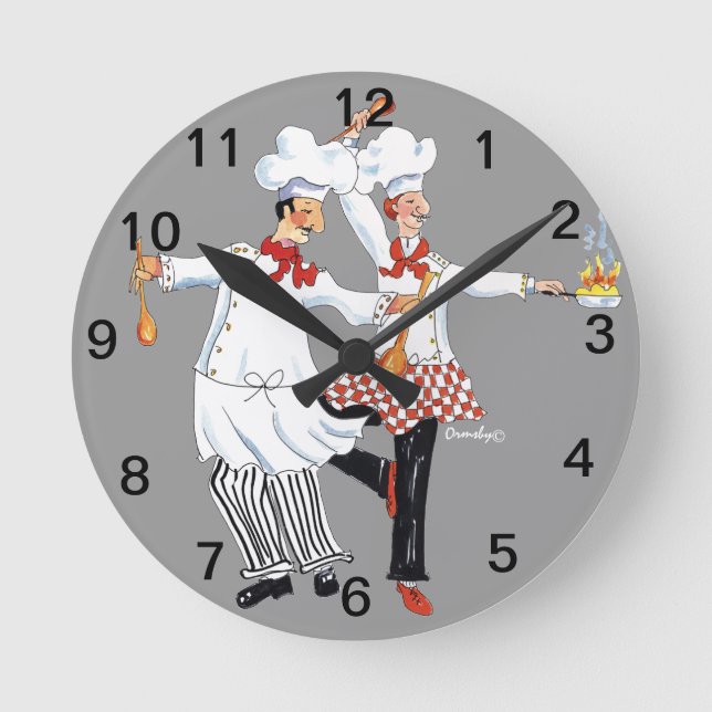 Chefs- väggklocka (Framsida)