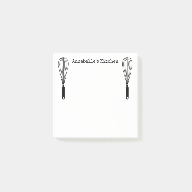 Chef's Whisks Personalize Post-it Block (Framsida)