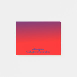 Chefsansvarig för Homeschool Red Blue Post-it Block