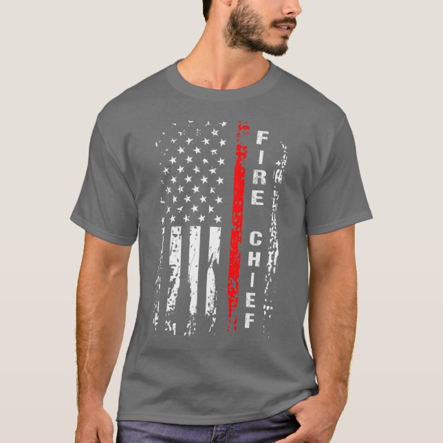 Chefschef för brandsläckningsbrandsläckare t shirt (Framsida)