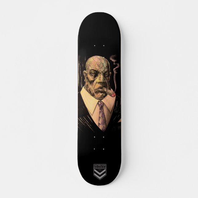 Chefskridskodäcket av Morgan Skateboard Bräda 19,5 Cm (Framsida)
