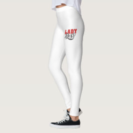 Chefskvinna Mentalitet – Kraftfulla Kvinnor Citat Leggings