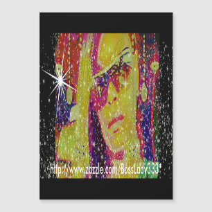 Chefsladd Sparkle Visitkortmagnet