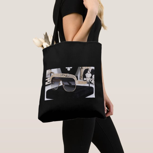 Chefsladdet Damen All-Over-Print Tote Bag Tygkasse (Närbild)