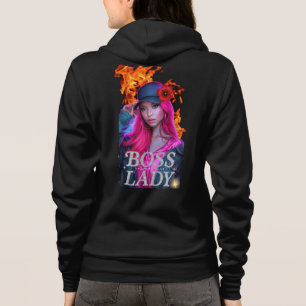 Chefslady Eldröd Hoodie T Shirt