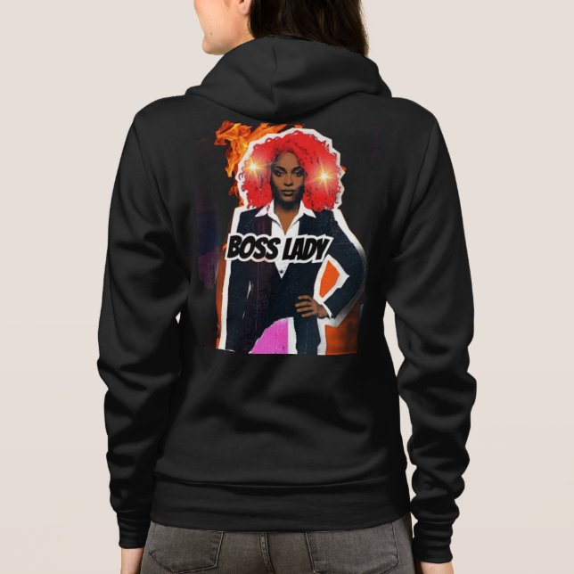 Chefslady Hoodie  T Shirt (Baksida)
