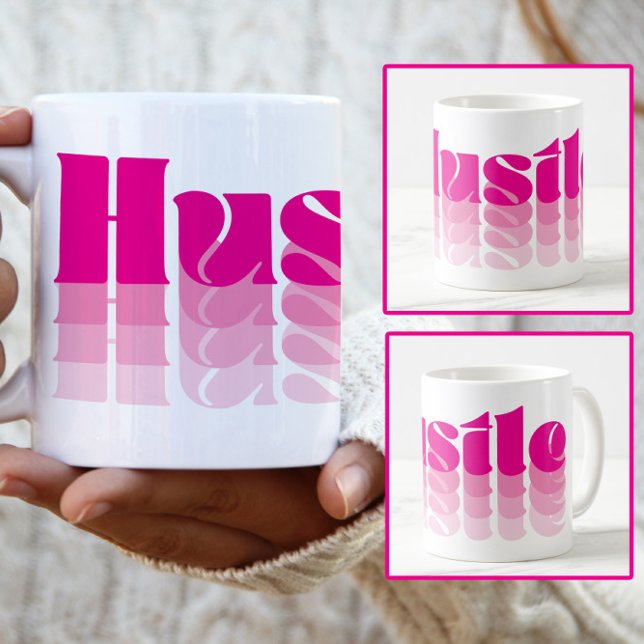 Chefslady Pink Hustle Kaffemugge Kaffemugg (Skapare uppladdad)