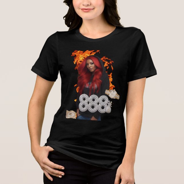 Chefslady T-Shirt Tri-Blend T-Shirt (Framsida)