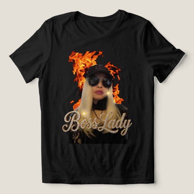 Chefslöja T-Shirt Tri-Blend Tröja (Design Framsida)