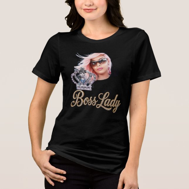 Chefslöja T-Shirt Tri-Blend Tröja (Framsida)
