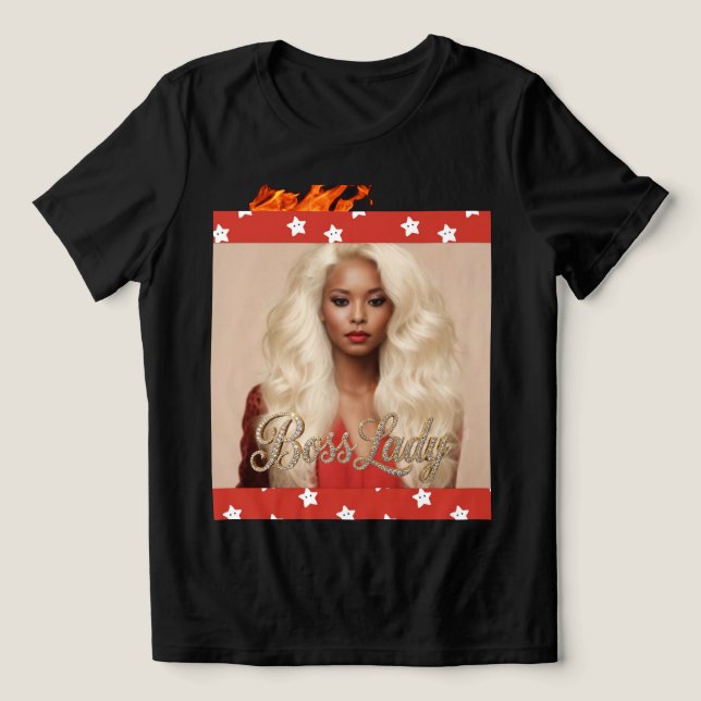Chefslöja T-Shirt Tri-Blend Tröja (Design Framsida)