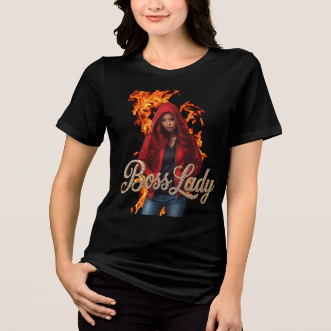 Chefslöja T-Shirt Tri-Blend Tröja (Framsida)