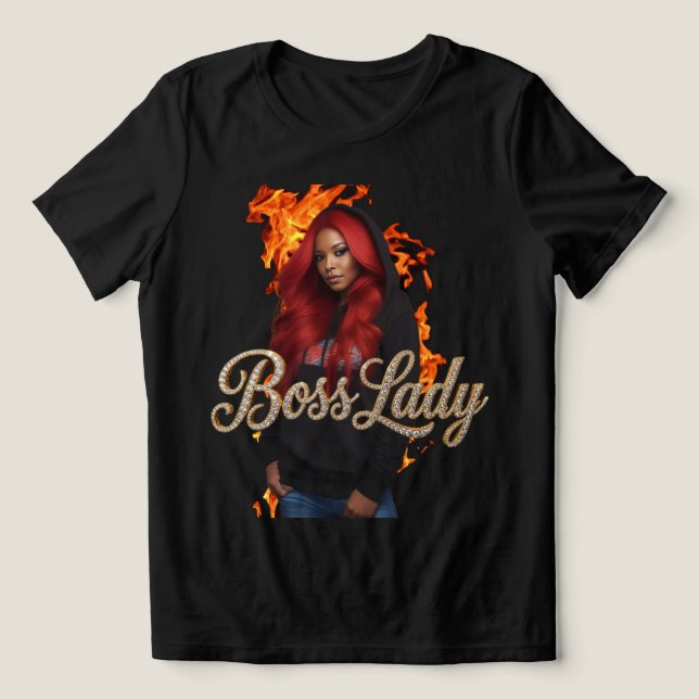 Chefslöja T-Shirt Tri-Blend Tröja (Design Framsida)
