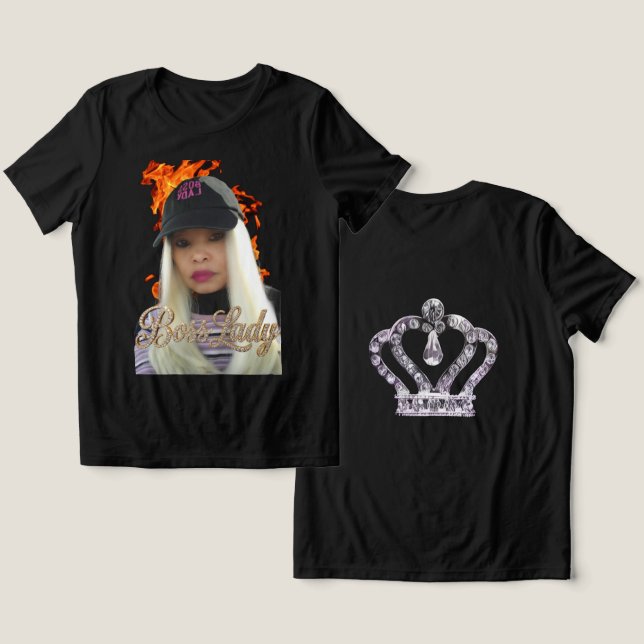 Chefslöja T-Shirt Tri-Blend Tröja (Design fram och bak)