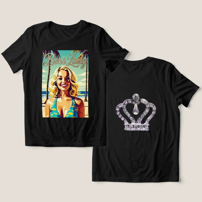 Chefslöja T-Shirt Tri-Blend Tröja (Design fram och bak)