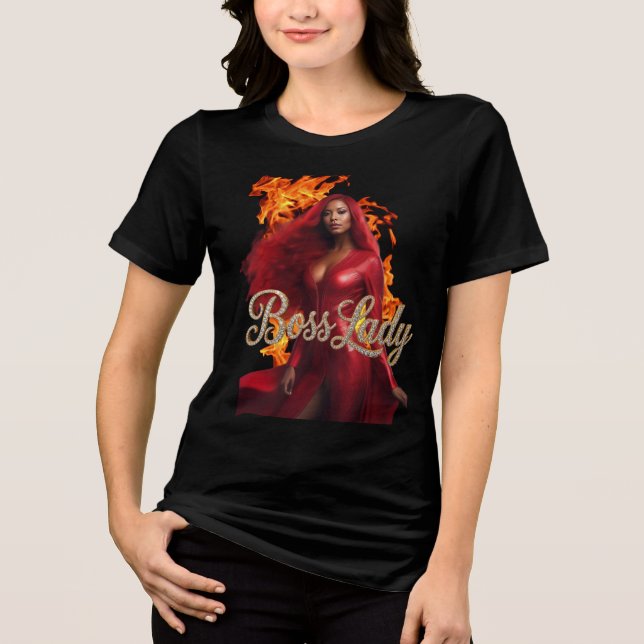 Chefslöja T-Shirt Tri-Blend Tröja (Framsida)