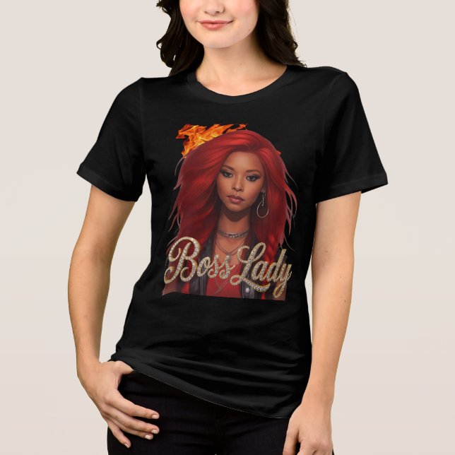 Chefslöja T-Shirt Tri-Blend Tröja (Framsida)