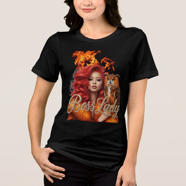 Chefslöja T-Shirt Tri-Blend Tröja (Framsida)