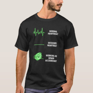 Chefsrevisor för Professionell Worker Accountant T Shirt