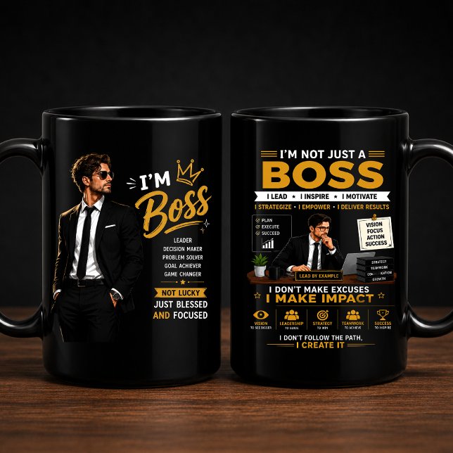 Chefstämma Design | Motiverande Ledare Grafik  Mugg (Skapare uppladdad)