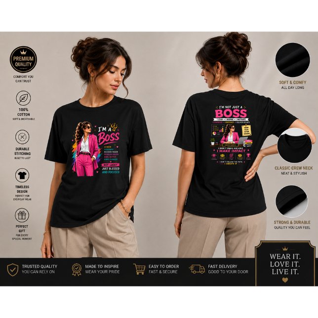 Chefstämma Design | Motiverande Ledare Grafik T Shirt (Skapare uppladdad)