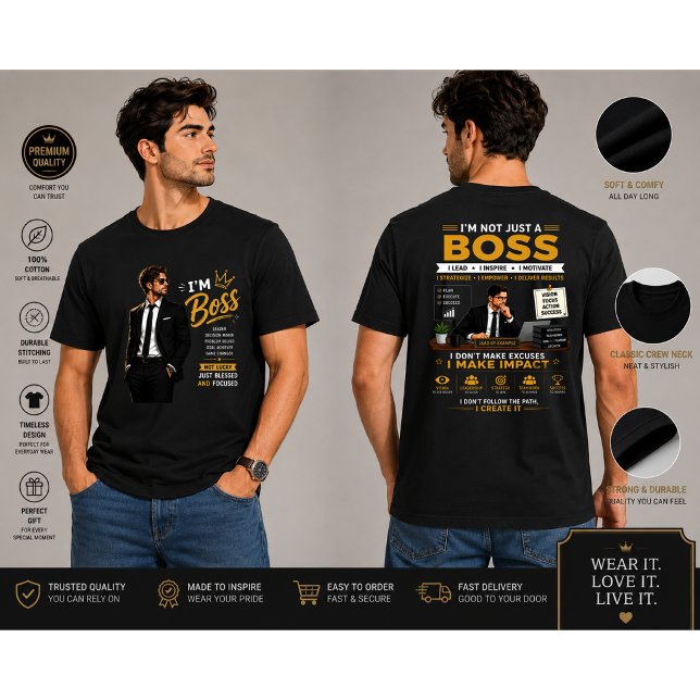 Chefstämning Design | Motiverande Ledare Grafik  T Shirt (Skapare uppladdad)
