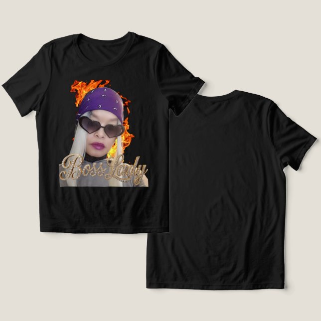 Chefstjej T-Shirt Tri-Blend T-Shirt (Design fram och bak)
