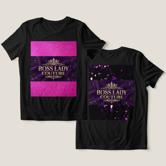 Chefstjej T-Shirt Tri-Blend Tröja (Design fram och bak)