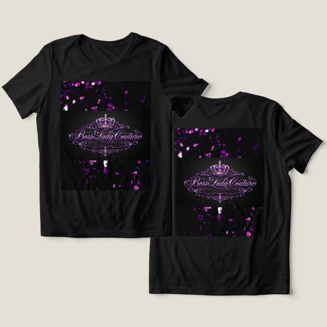 Chefstjej T-Shirt Tri-Blend Tröja (Design fram och bak)